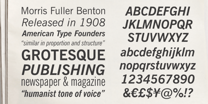 News Gothic BT Font Poster 3